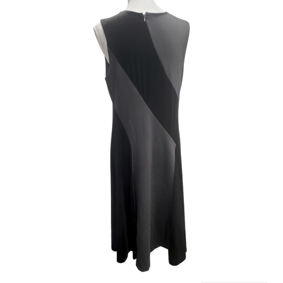 Alfani Dress Black Velvet Sleeveless Fit & Flare Womens Plus Size 14 - Picture 2 of 11